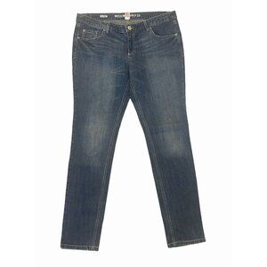 women's mid rise skinny jean dark wash Fit 6 stretch NWOT sz 17